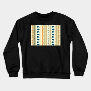 Ethnic Pattern Crewneck Sweatshirt